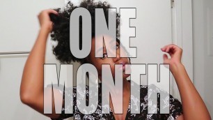 ONE MONTH in My Hair. Wash Days. Styling. Daily Maintenance. New Products. Old Products. | 4C Hair