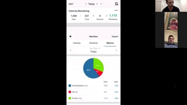 'Nutrition - My Fitness Pal Tutorial 19 May'