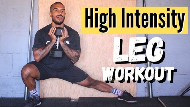 12 Minute High Intensity Dumbbell Leg Workout