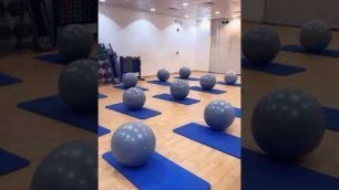 'swiss ball Class in fitness way'