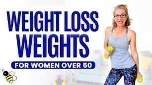 '20 Minute WEIGHT LOSS Weights Workout for Women over 50 ⚡️ Pahla B Fitness'
