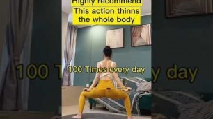 'Thin Body Fast Fitness Way Challenge #shorts #thinbody #exercise'