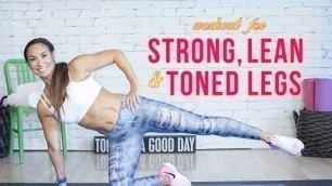 'Workout for Strong, Lean, and Toned Legs | Natalie Jill'