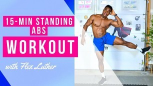 '15-Minute Standing Abs Workout | Say Bye To Love Handles'