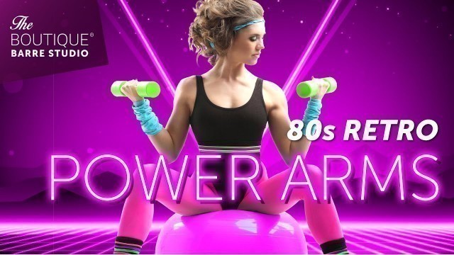 '80s RETRO WORKOUT //JUST 4 FUN | Biceps Curl'