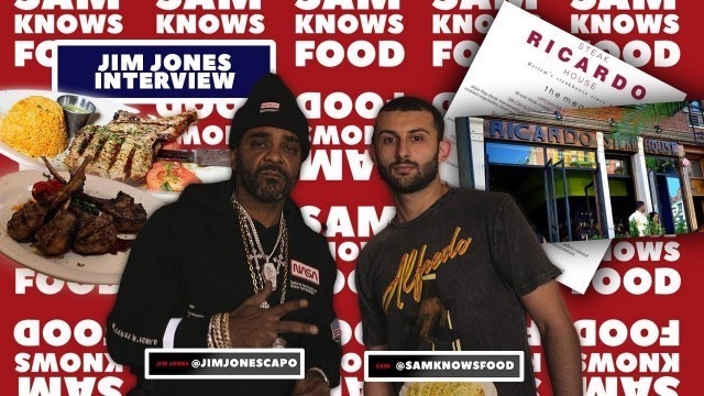 'JIM JONES @ RICARDO’S STEAKHOUSE: TALKS HARLEM, DIPSET, NYC RAP GAME, FITNESS & MORE (EPISODE 1)'