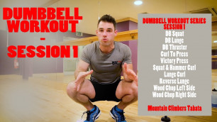 'NEW YEAR FAT LOSS WORKOUT #1 DUMBBELLS HIIT'
