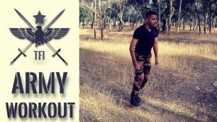 'Day 1 Indian Army Training Videos In Hindi | Military Workout Exercises'