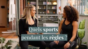 'Quels sports pratiquer pendant les règles ?  avec @Justine GALLICE Fitness'