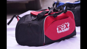 'Red Duffle Bag Shoulder Strap Gym Travel Luggage Backpack Fitness'