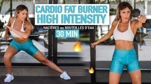 '30 MIN CARDIO FAT BURNER HIGH INTENSITY - Justine GALLICE #BOOTYPOWER'