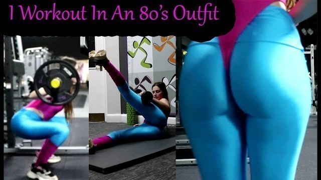 I Workout In A 80's Outfit  | Vlog #1081