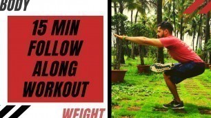 LiveinLean Home Training System Bodyweight Workout 15min Strength&Conditioning Circuit(No Equipment)