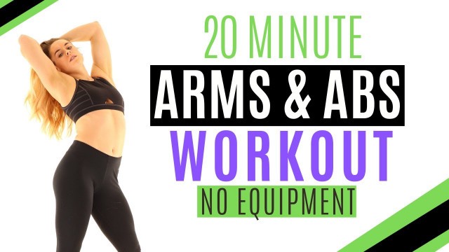 20 Minute Workout: Strong Arms & Abs⭐Burn 219 Calories*
