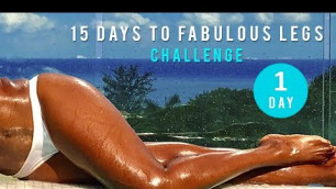 'DAY 1- \"LUNGES 3 WAYS\" : 15 DAYS TO FABULOUS LEGS  with Tiffany Rothe'