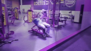 'Planet Fitness Chest Workout! Lunk alarm alert! Or is it, HUNK ALARM!?!? LoL'