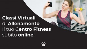 'Classi di Virtuali di Allenamento. Il tuo Centro Fitness subito online!'