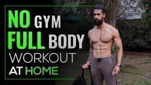 'NO GYM FULL BODY WORKOUT AT HOME | BEST HOME EXERCISES'