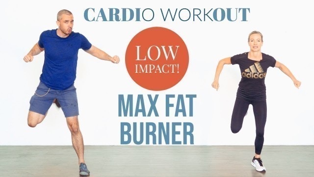 'Fat burning, high intensity, low impact home cardio workout'