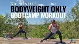30 Minute Bodyweight Only Bootcamp Workout with Brittney | Total Body Tabata | All-Levels