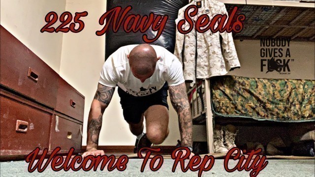 '225 Navy Seal Burpees- Live Workout-Trip to Rep City'