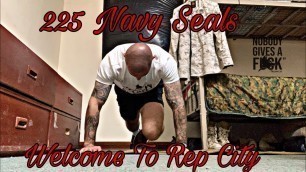 '225 Navy Seal Burpees- Live Workout-Trip to Rep City'