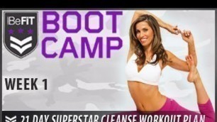 21 Day Superstar Cleanse Yoga Workout Plan: Week 1- BeFiT Bootcamp