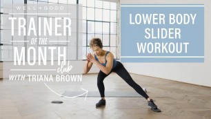 '15-Minute Lower Body Slider Workout with [solidcore] | Trainer of the Month Club | Well+Good'