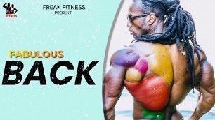 'Fabulous Back Ulissesworld | SUPER 3 SETS WORKOUTS | Freak Fitness'
