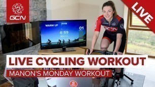 LIVE Indoor Cycling Workout | Manon's Interval Training Session