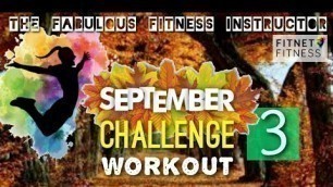 'September Challenge Workout 3 // Bums // T.F.F.I // The Fabulous Fitness Instructor'