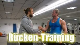 'Rücken Workout: Komplettes Rückentraining Fitnessstudio (Gotti & Timo) |  Rückenübungen Muskelaufbau'