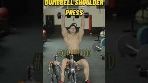'Omuz Hareketi- How To Do Dumbbell Shoulder Press ? Oturarak Omuz Press Nasıl Doğru Yapılır ?'