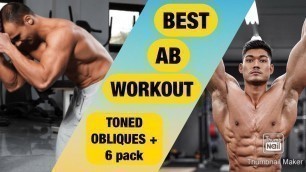 BEST AB WORKOUT - 6 pack, V shape, shredded obliques