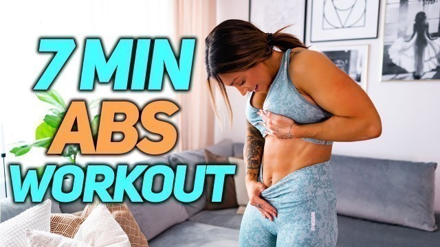 7 MIN ABS WORKOUT - No equipment needed!