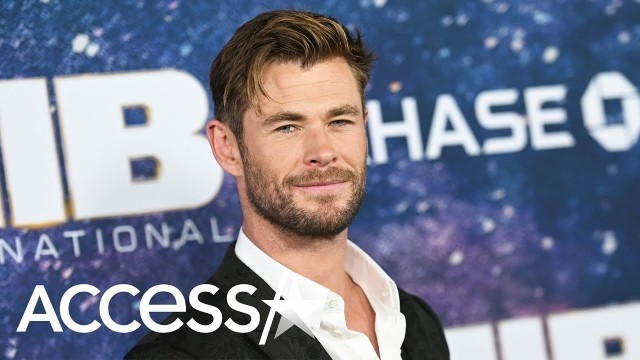 'Chris Hemsworth Gets Sweaty During Shirtless Workout: \'My Shirt Literally Burst Into Flames\''