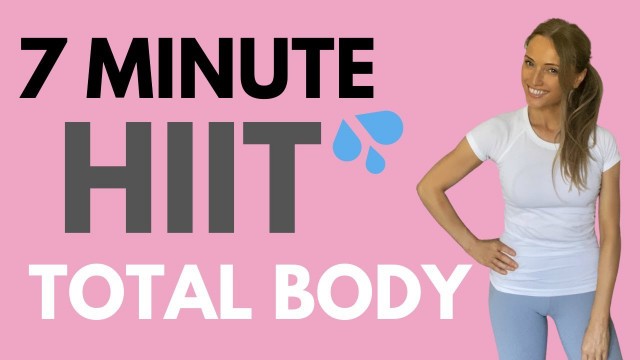 HIIT WORKOUT AT HOME | 7 MINUTE WORKOUT FULL BODY  |  FITNESS CHANNEL WITH LUCY WYNDHAM-READ