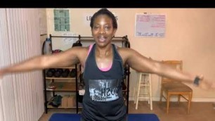 25 Minutes Light Strenghth Workout Chair Yoga
