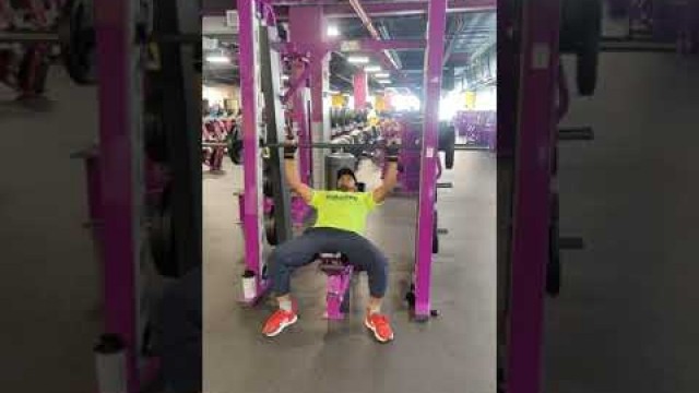 '#Planet fitness |#GYM | 2021 |#bench press |#short |'