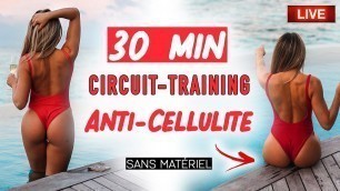 'CIRCUIT FESSIERS anti cellulite - sans matériel 30 min 