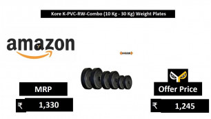 'Kore K-PVC-RW-Combo (10 Kg - 30 Kg) Weight Plates'