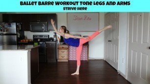 'Ballet Barre Workout Tone Legs and Arms'