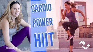 25 Minute Cardio Power HIIT Workout:  No Equipment Home Fat Blasting Workout to Burn and Tone