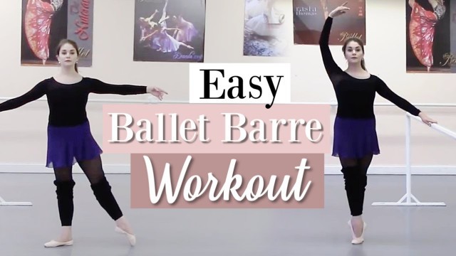 'Easy Ballet Barre Workout | Kathryn Morgan'