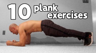 'Planks For Beginners | Proper Form + 10 Plank Exercises'