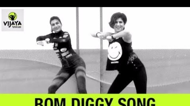 'Zumba Workout On Bom Diggy Song | Zack Knight | Jasmin Walia | Choreographed By Vijaya Tupurani'
