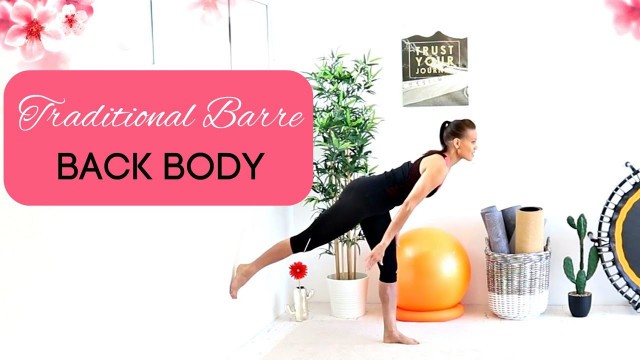 'Ballet Barre Workout Video - BARLATES BODY BLITZ Traditional Barre Back Body'